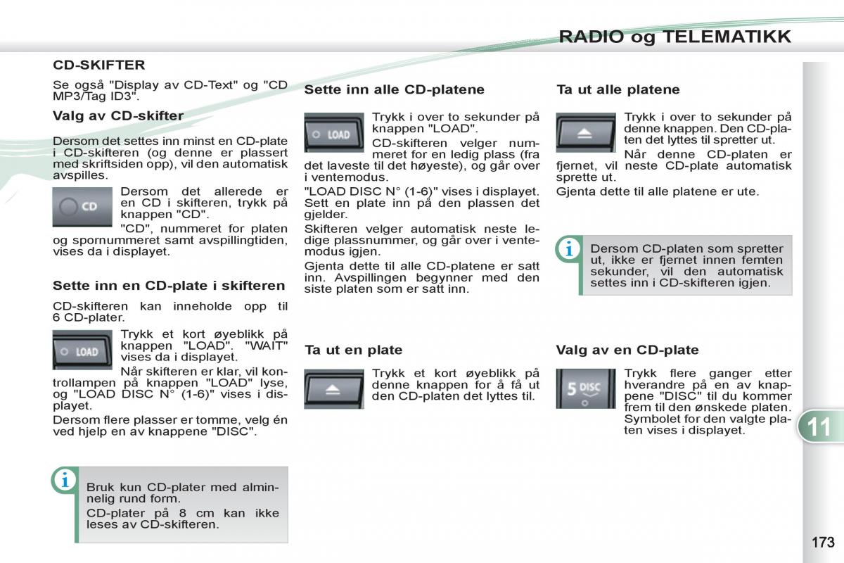 Peugeot 4007 bruksanvisningen / page 175