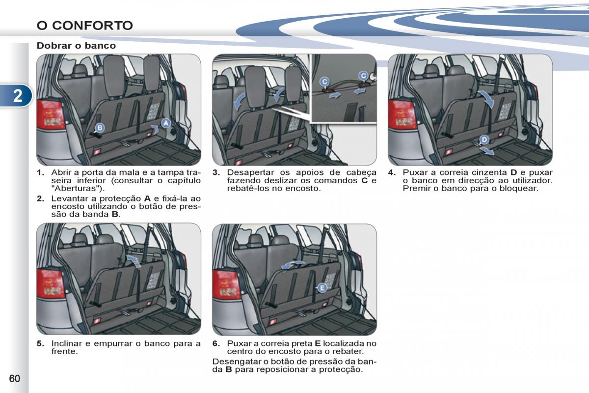 Peugeot 4007 manual del propietario / page 62