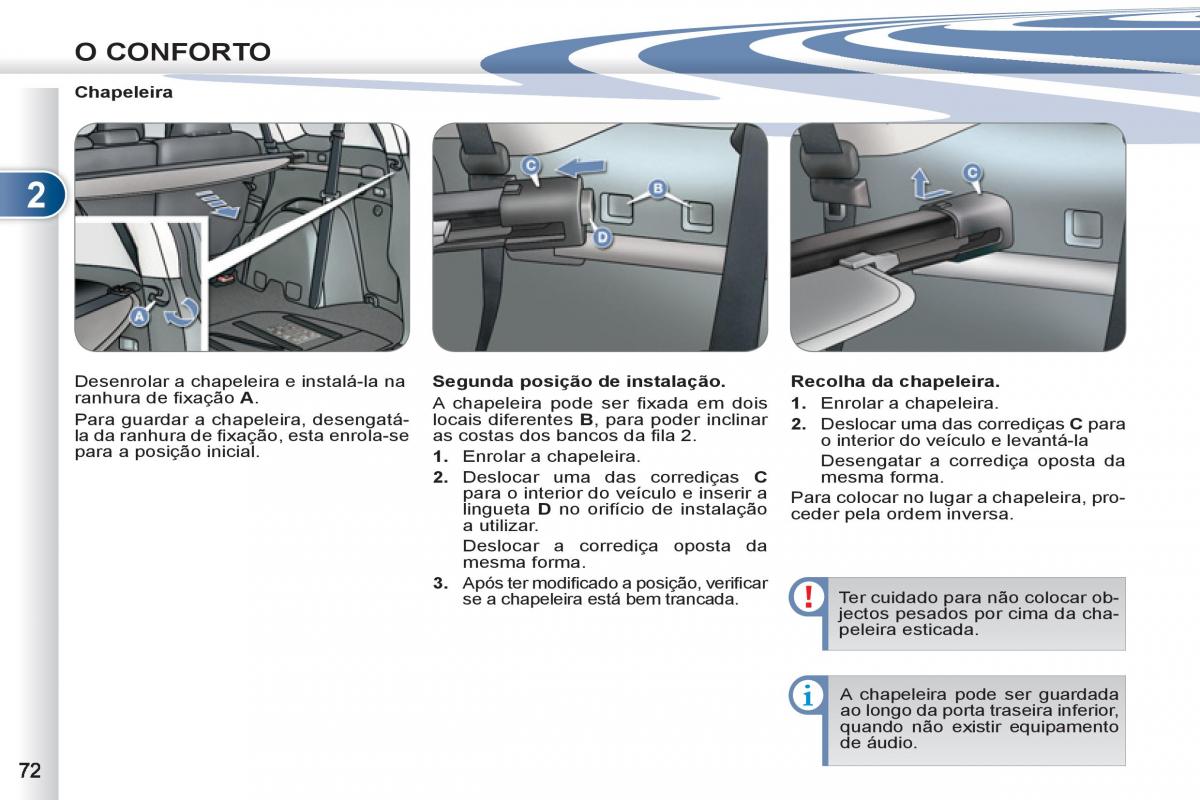 Peugeot 4007 manual del propietario / page 74