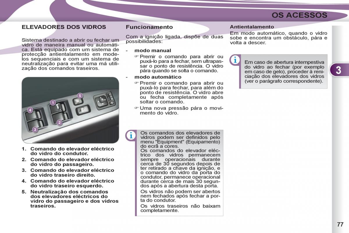 Peugeot 4007 manual del propietario / page 79