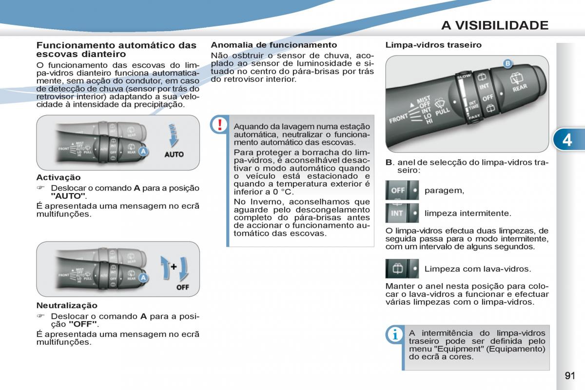 Peugeot 4007 manual del propietario / page 93