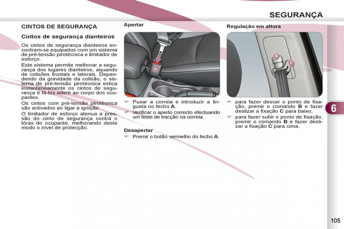 Peugeot 4007 manual del propietario / page 107