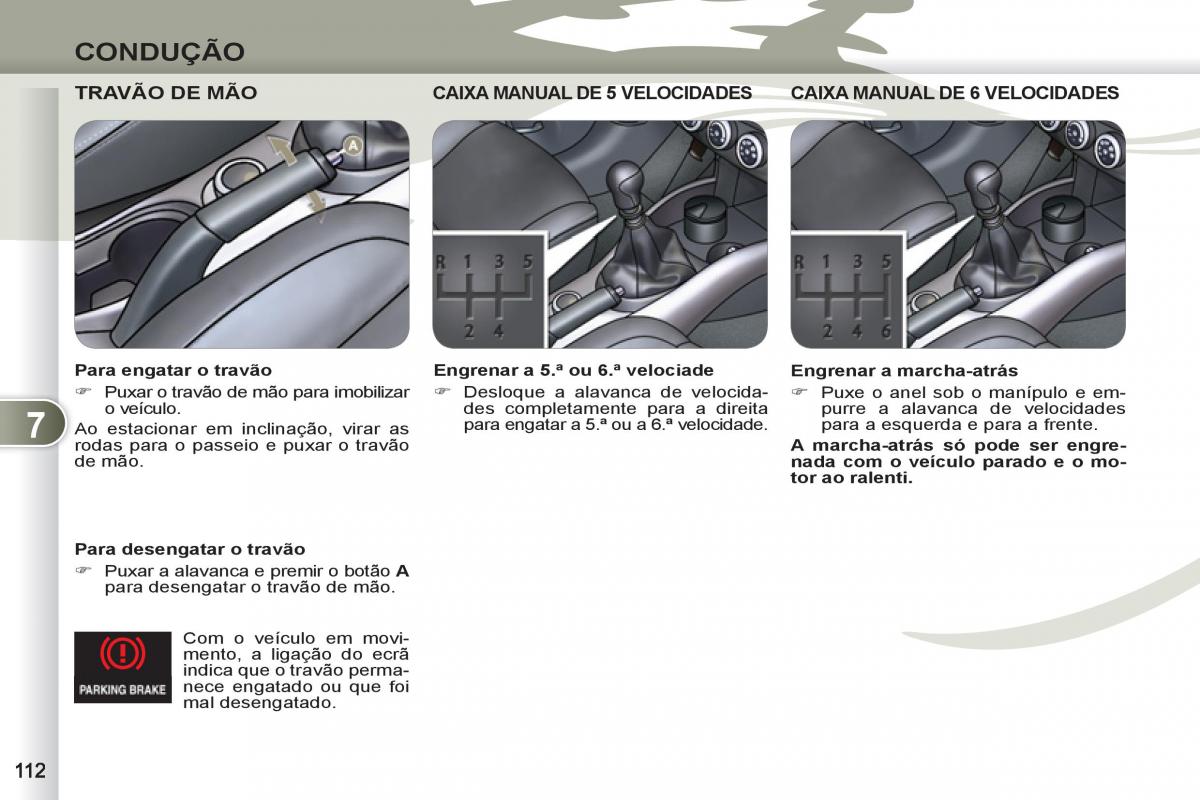 Peugeot 4007 manual del propietario / page 114