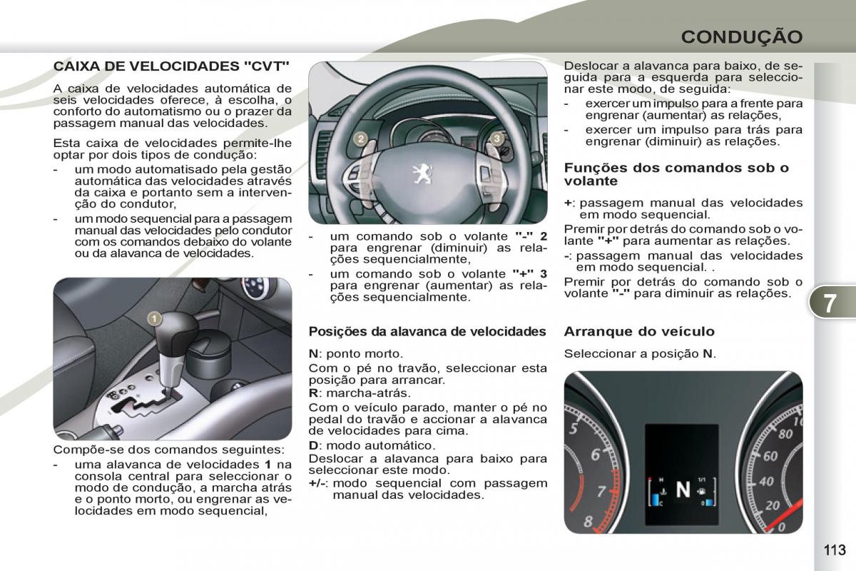 Peugeot 4007 manual del propietario / page 115