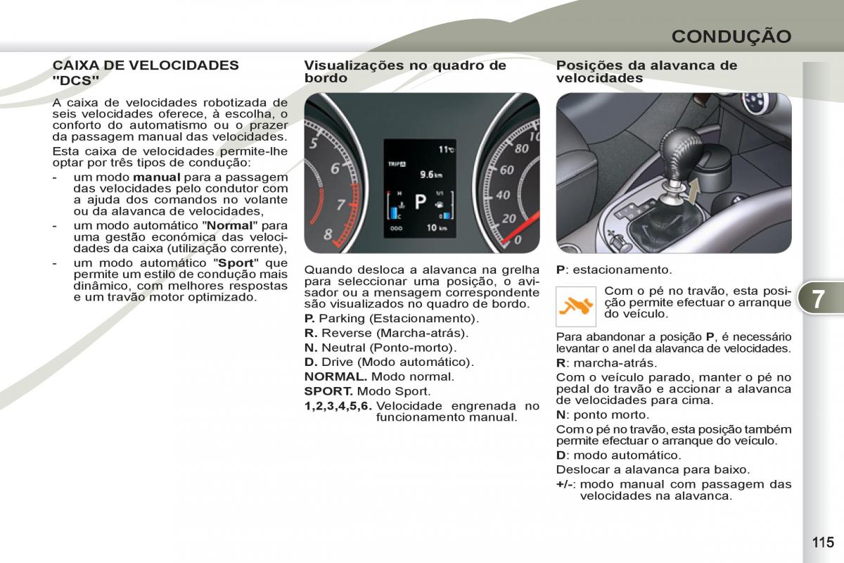 Peugeot 4007 manual del propietario / page 117