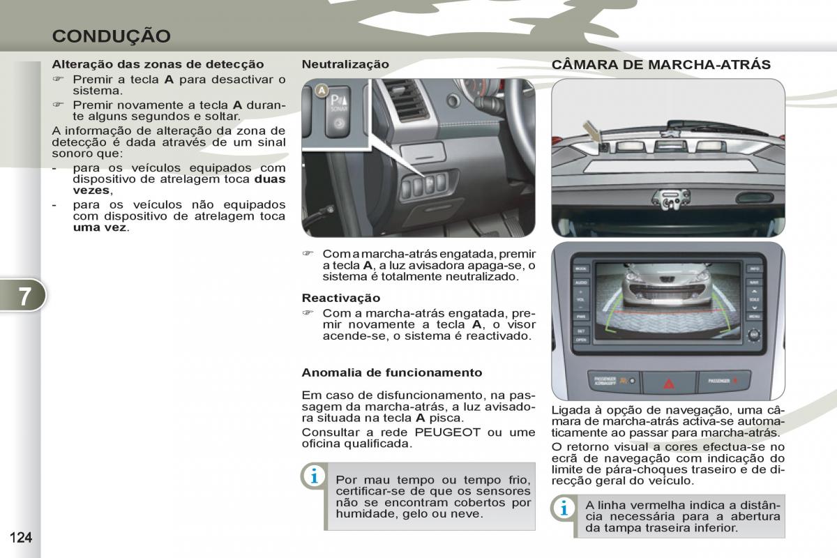 Peugeot 4007 manual del propietario / page 126