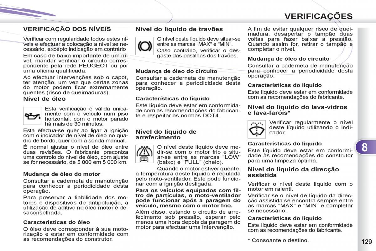 Peugeot 4007 manual del propietario / page 131