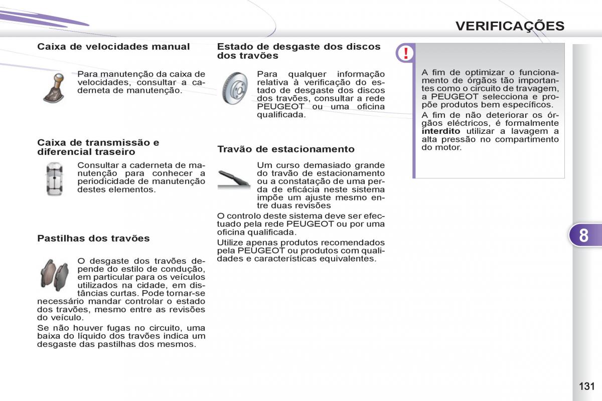 Peugeot 4007 manual del propietario / page 133