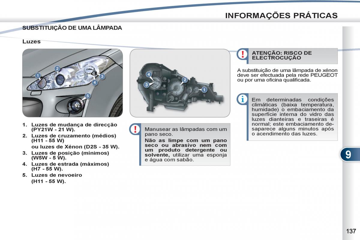 Peugeot 4007 manual del propietario / page 139