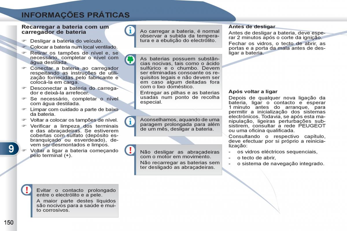 Peugeot 4007 manual del propietario / page 152