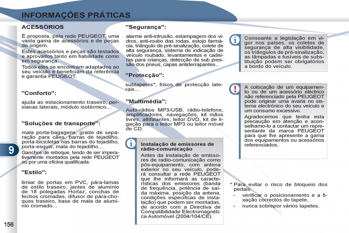 Peugeot 4007 manual del propietario / page 158