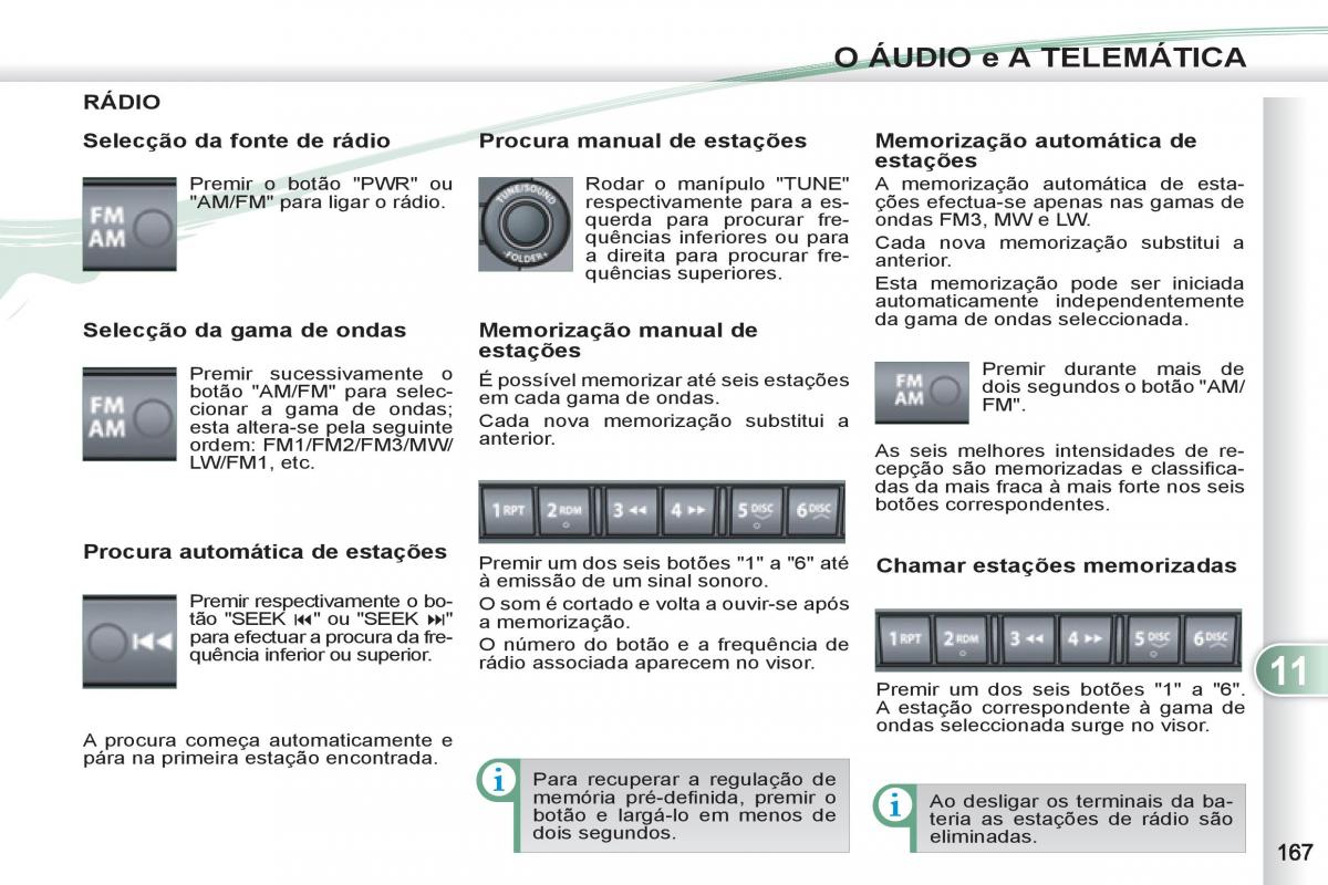 Peugeot 4007 manual del propietario / page 169