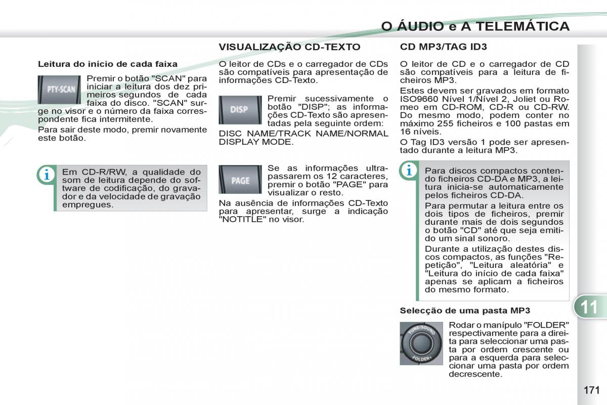 Peugeot 4007 manual del propietario / page 173