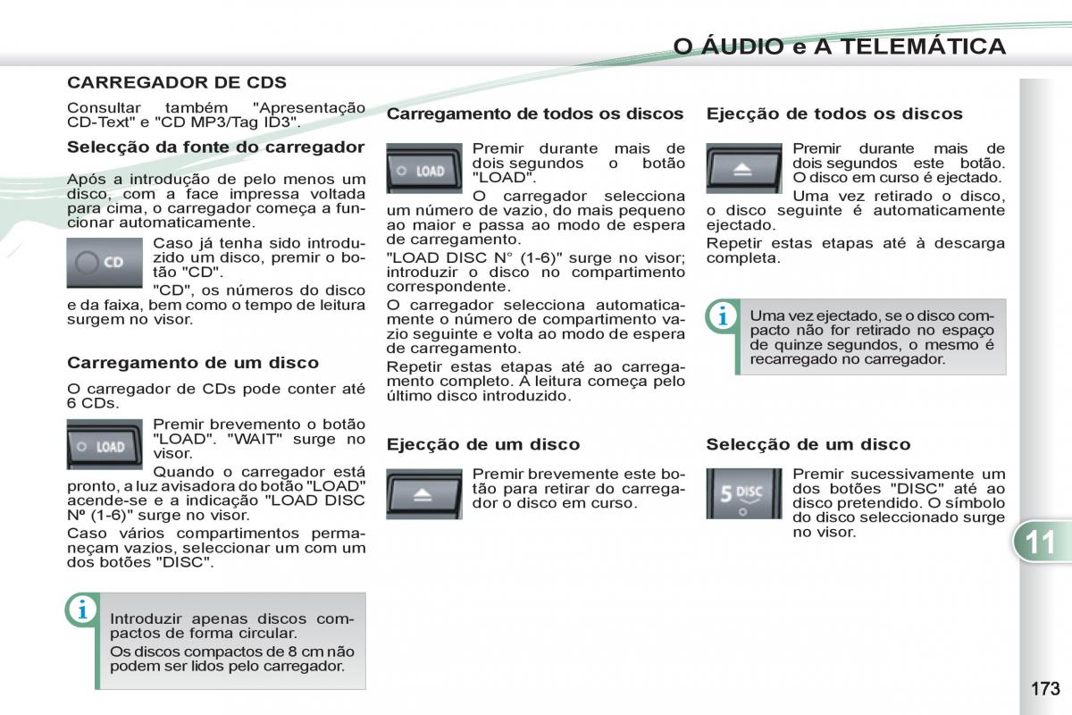 Peugeot 4007 manual del propietario / page 175