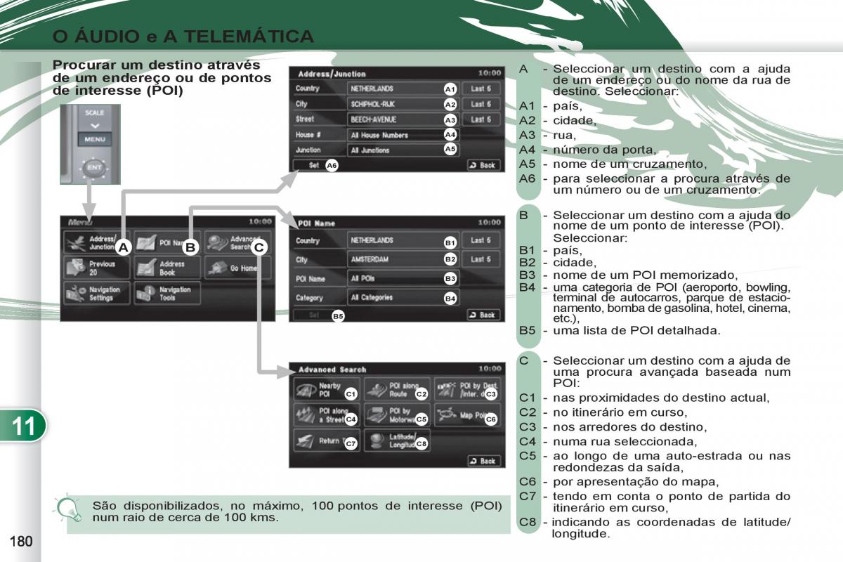 Peugeot 4007 manual del propietario / page 182