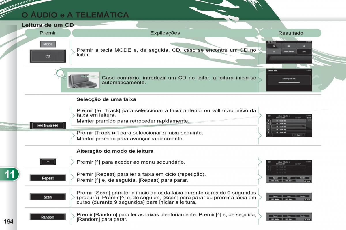 Peugeot 4007 manual del propietario / page 196