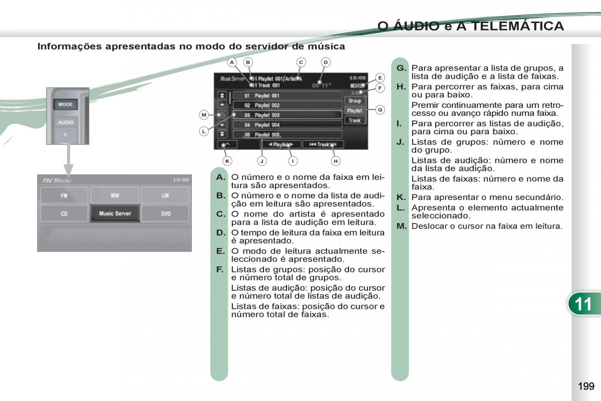 Peugeot 4007 manual del propietario / page 201