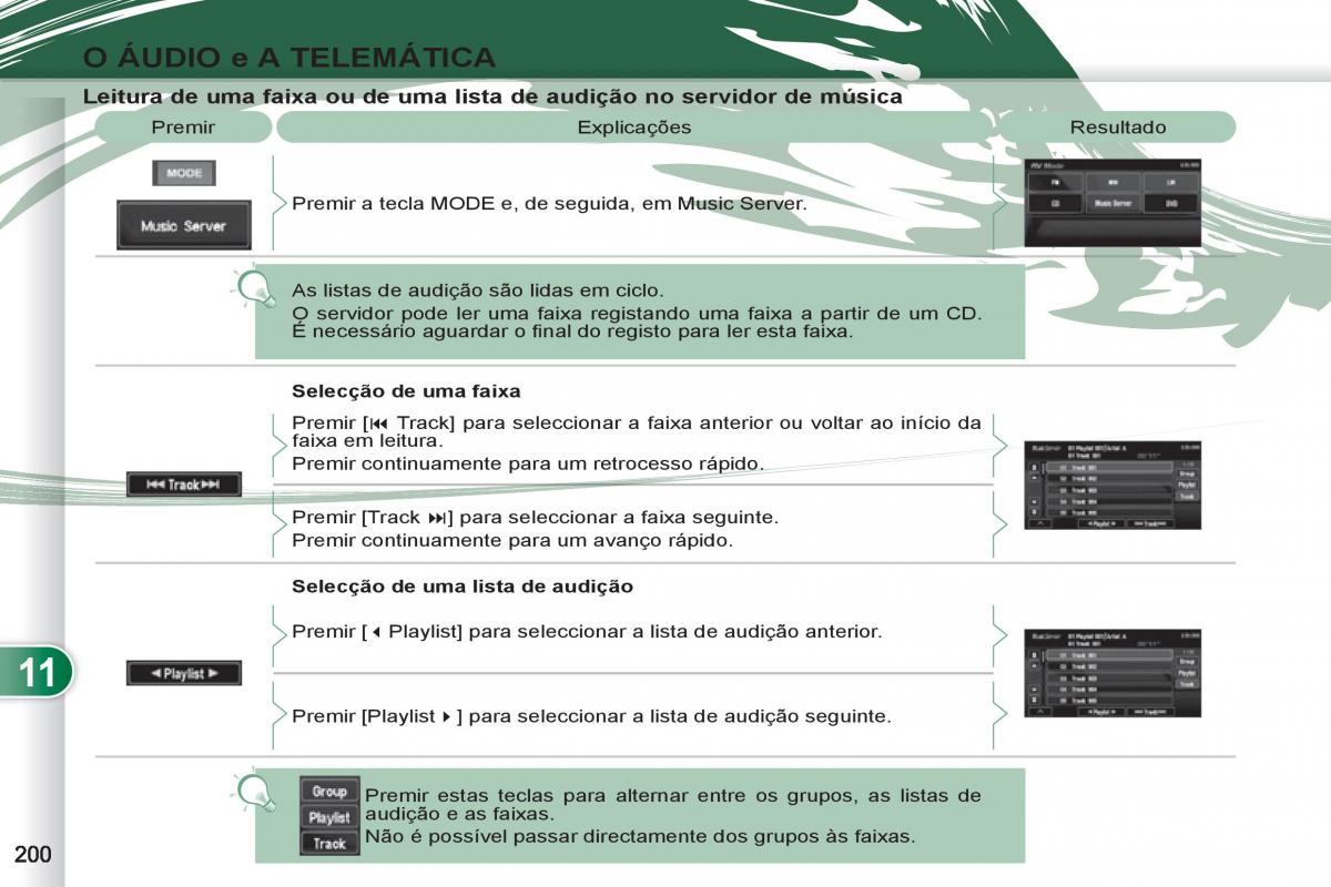 Peugeot 4007 manual del propietario / page 202