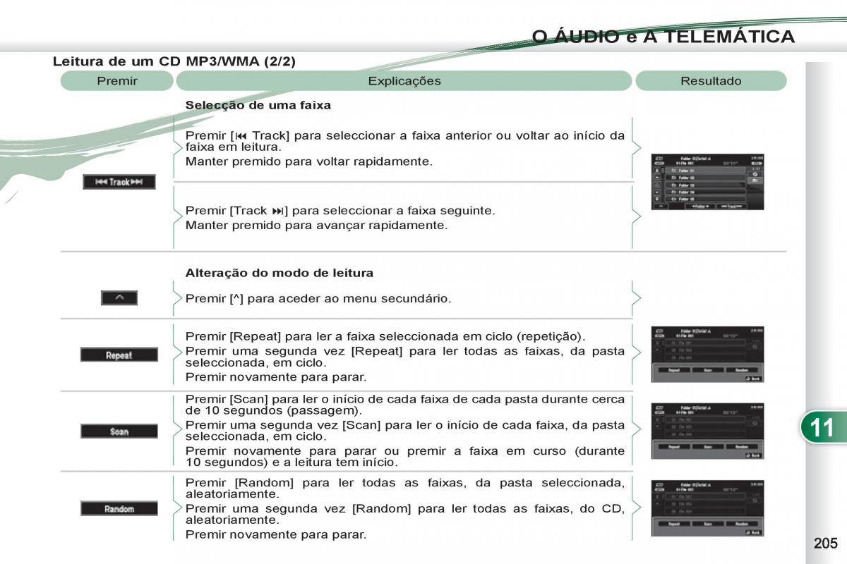 Peugeot 4007 manual del propietario / page 207