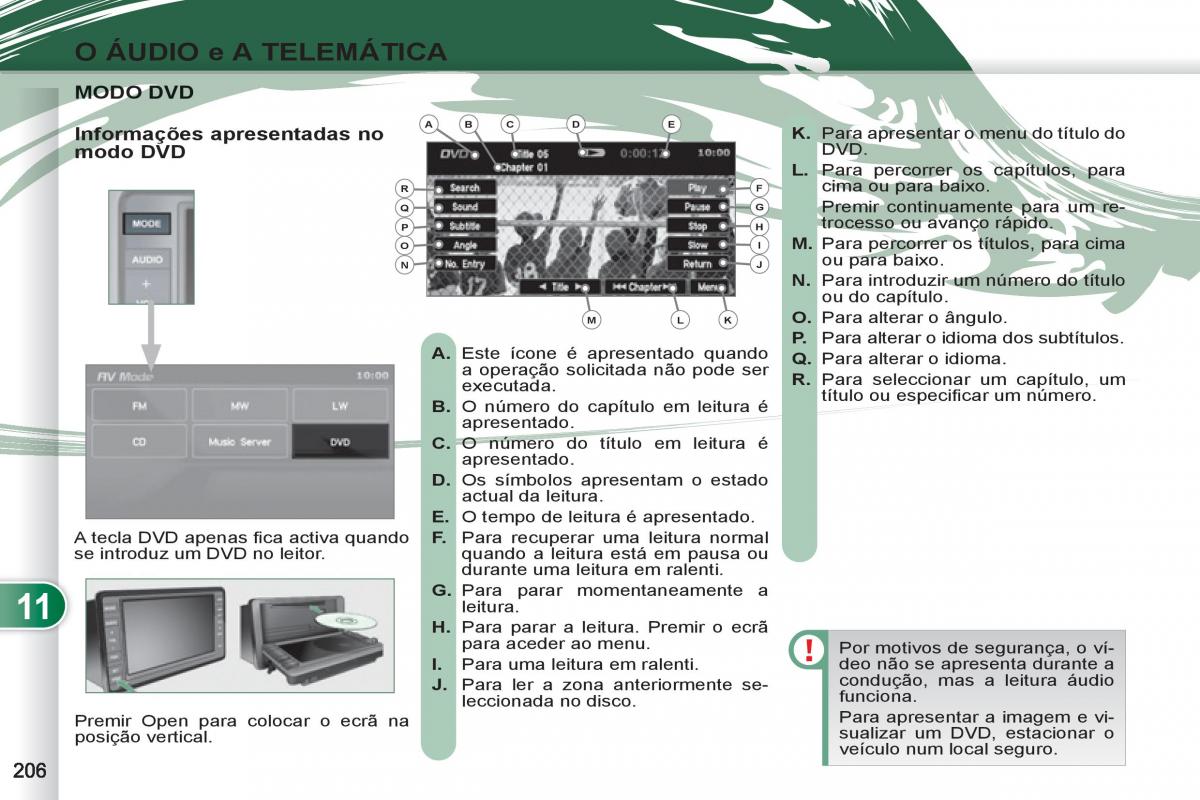 Peugeot 4007 manual del propietario / page 208