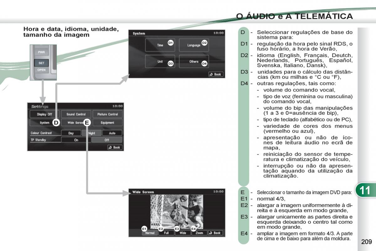 Peugeot 4007 manual del propietario / page 211