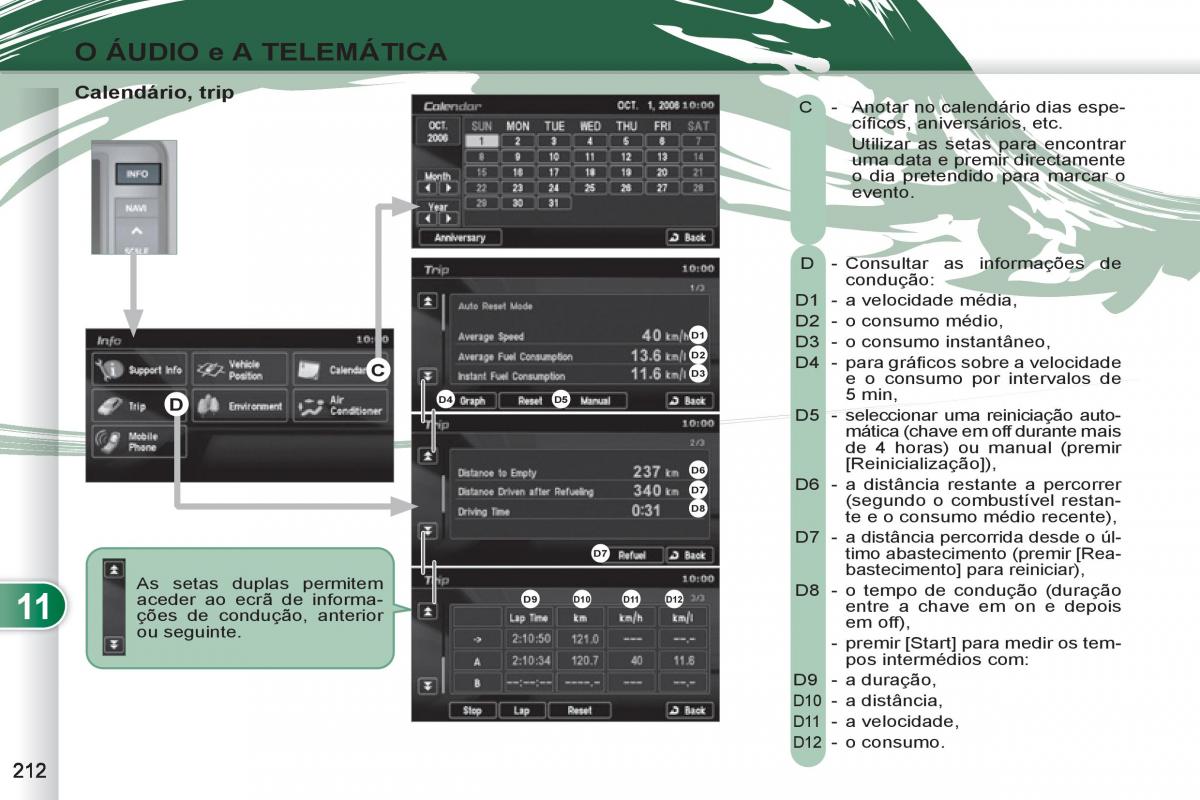 Peugeot 4007 manual del propietario / page 214