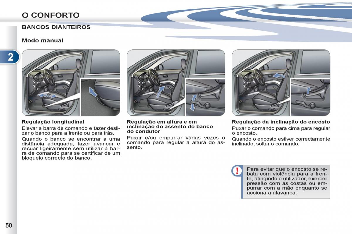 Peugeot 4007 manual del propietario / page 52