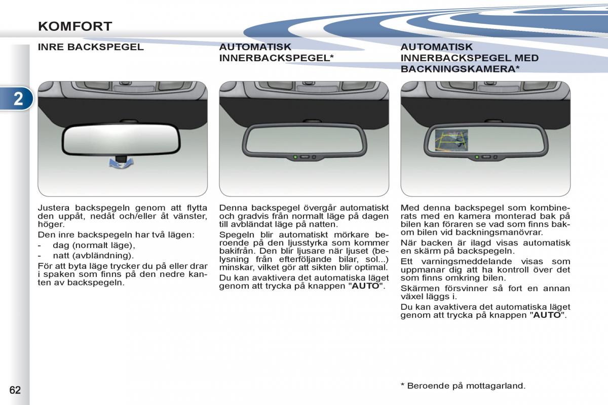 Peugeot 4007 instruktionsbok / page 64