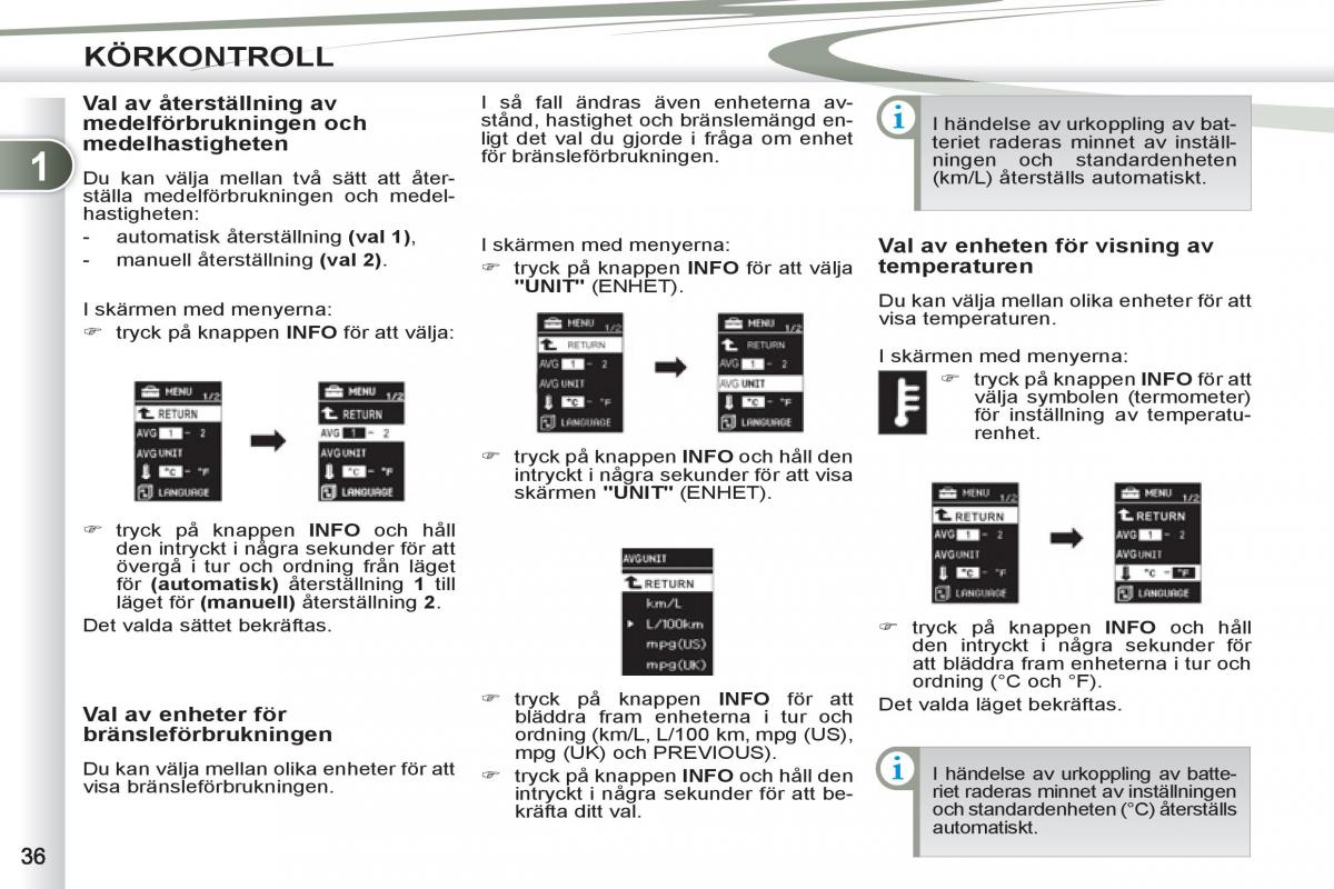 Peugeot 4007 instruktionsbok / page 38