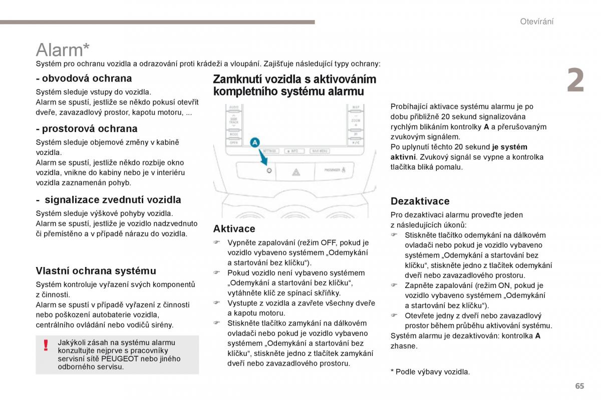 Peugeot 4008 navod k obsludze / page 67