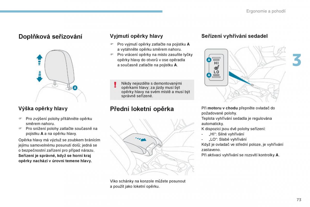 Peugeot 4008 navod k obsludze / page 75