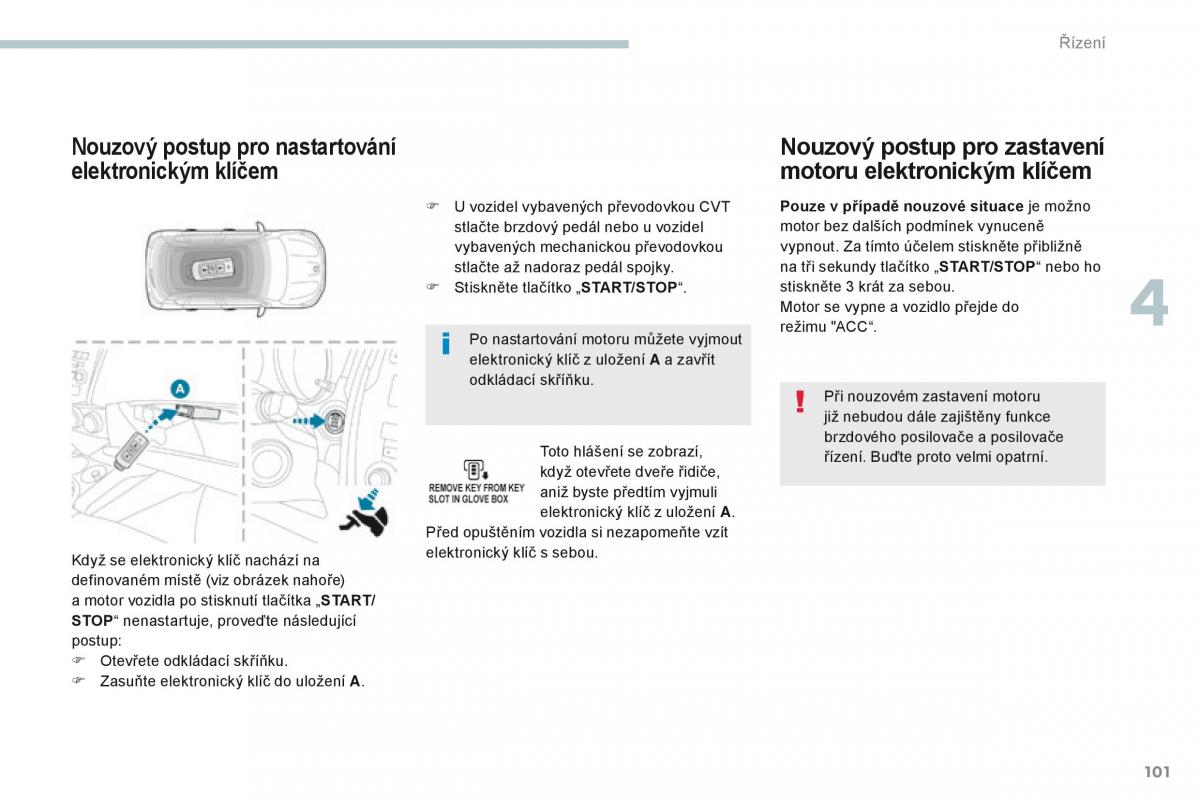 Peugeot 4008 navod k obsludze / page 103