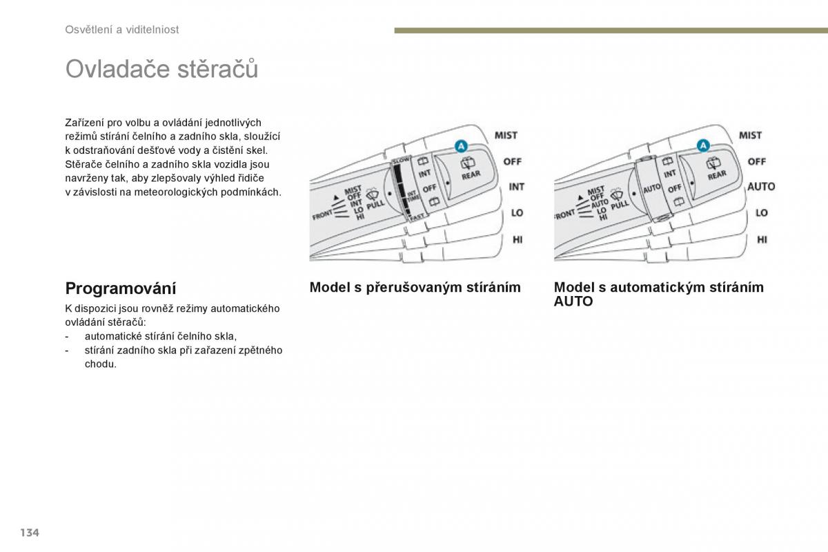 Peugeot 4008 navod k obsludze / page 136