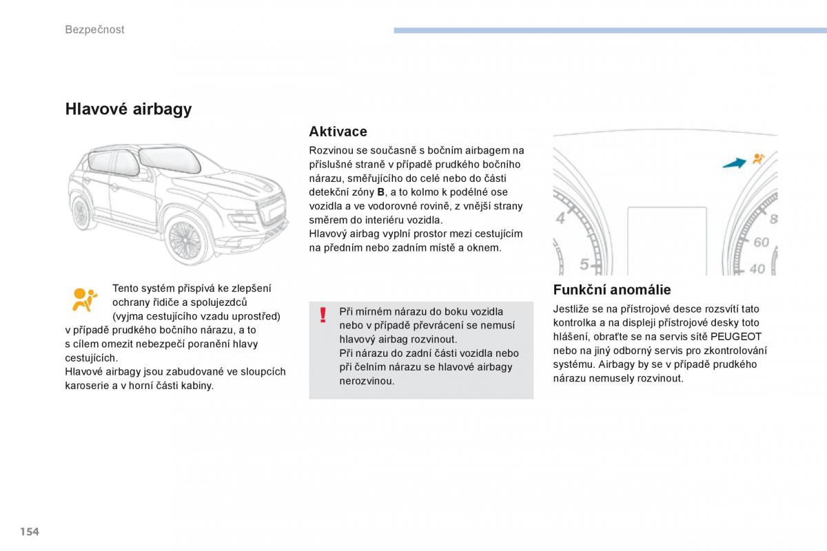 Peugeot 4008 navod k obsludze / page 156