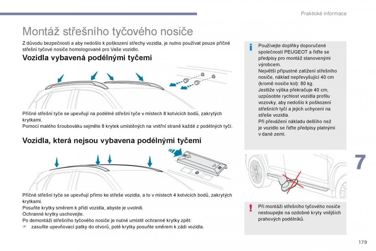 Peugeot 4008 navod k obsludze / page 181