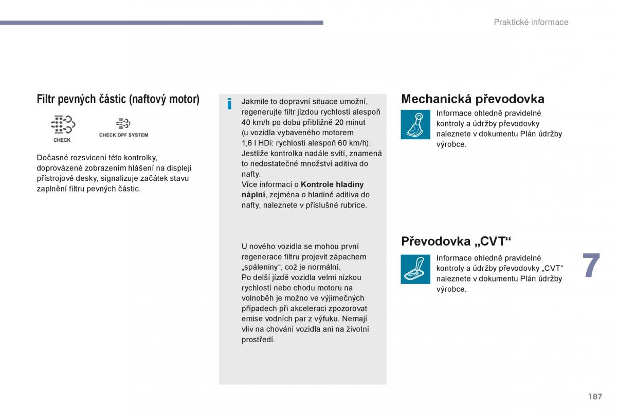 Peugeot 4008 navod k obsludze / page 189