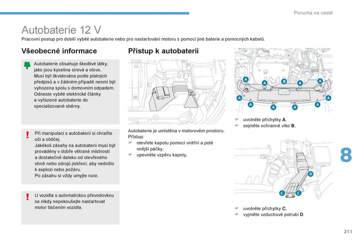 Peugeot 4008 navod k obsludze / page 213