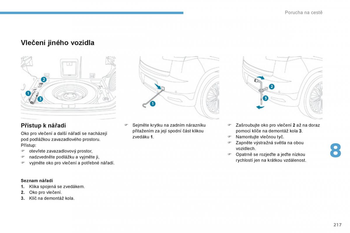 Peugeot 4008 navod k obsludze / page 219