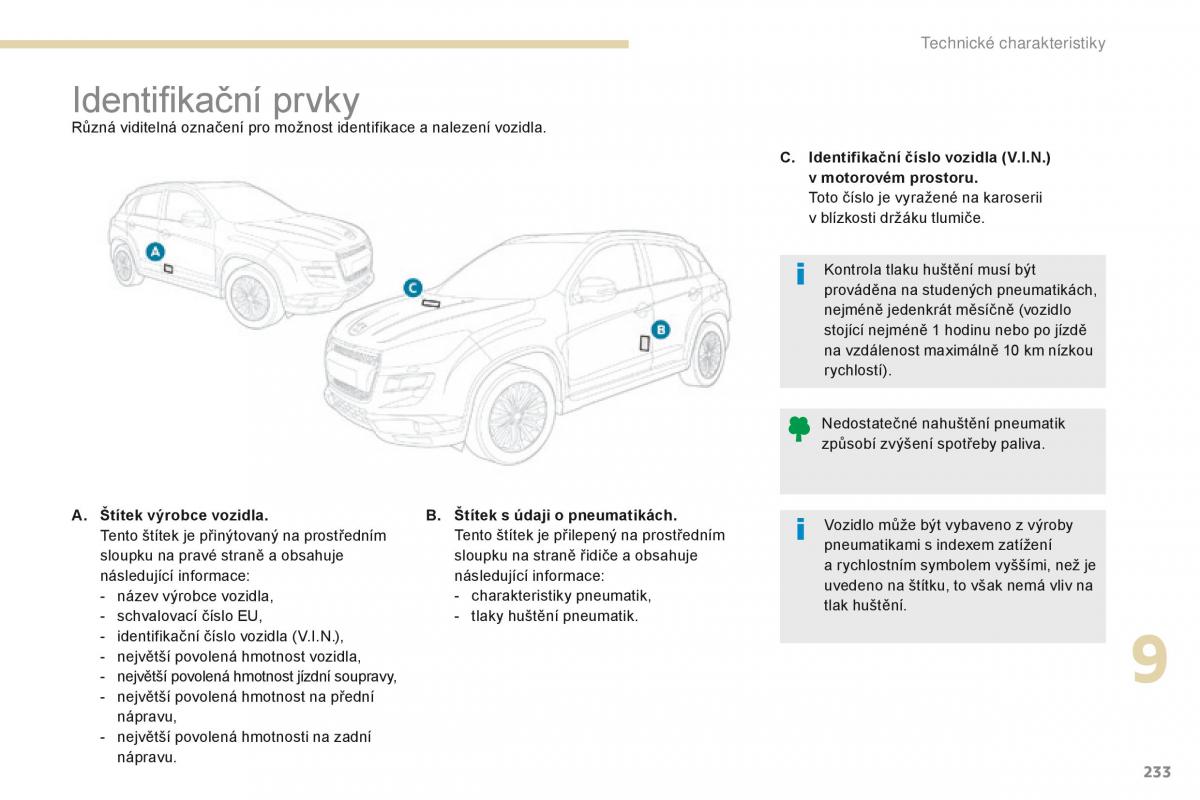 Peugeot 4008 navod k obsludze / page 235