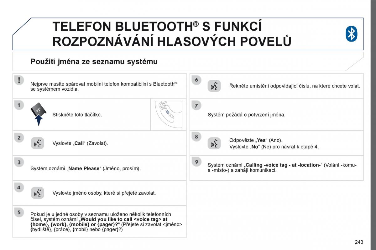 Peugeot 4008 navod k obsludze / page 245