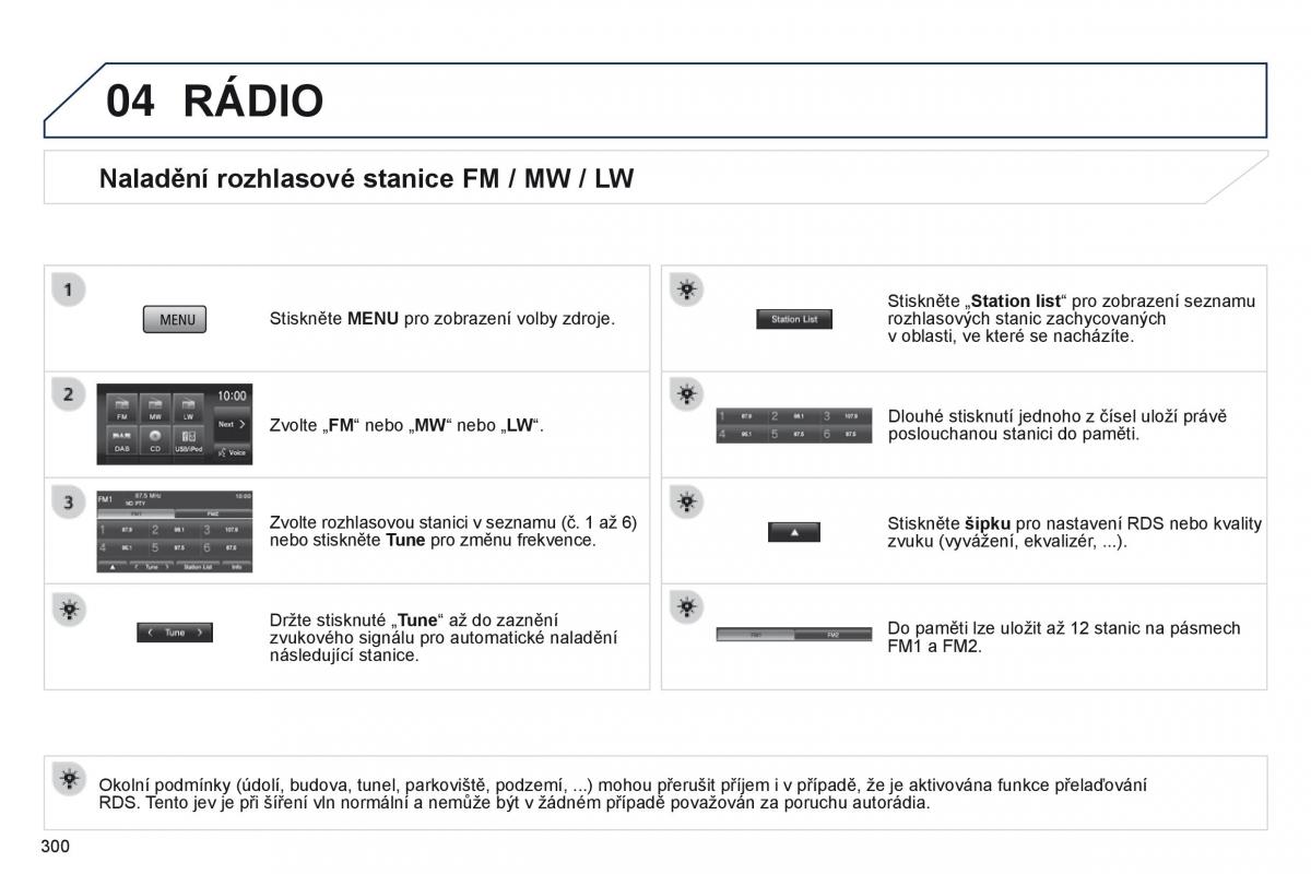 Peugeot 4008 navod k obsludze / page 302