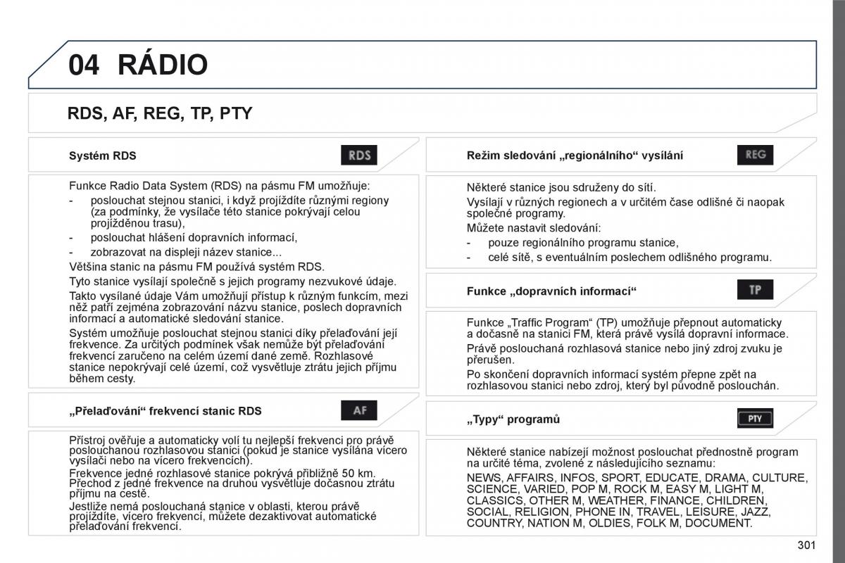 Peugeot 4008 navod k obsludze / page 303