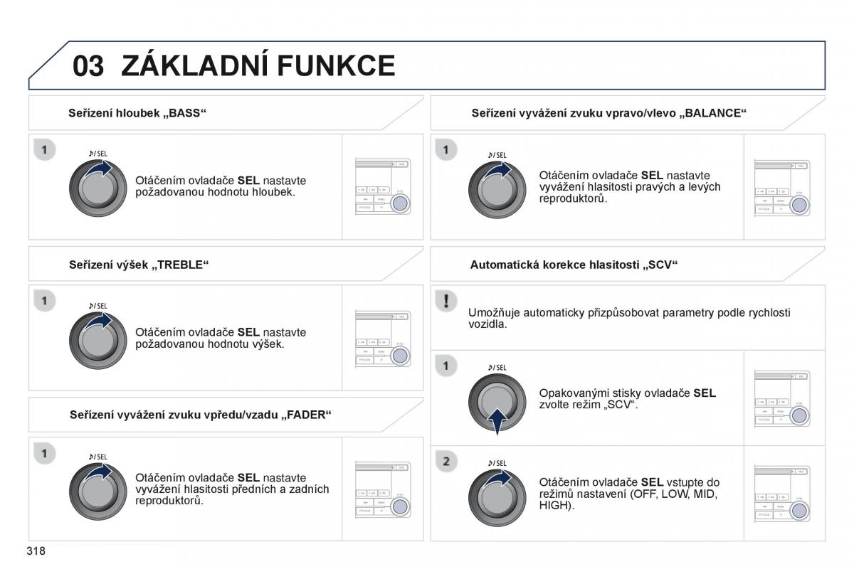 Peugeot 4008 navod k obsludze / page 320