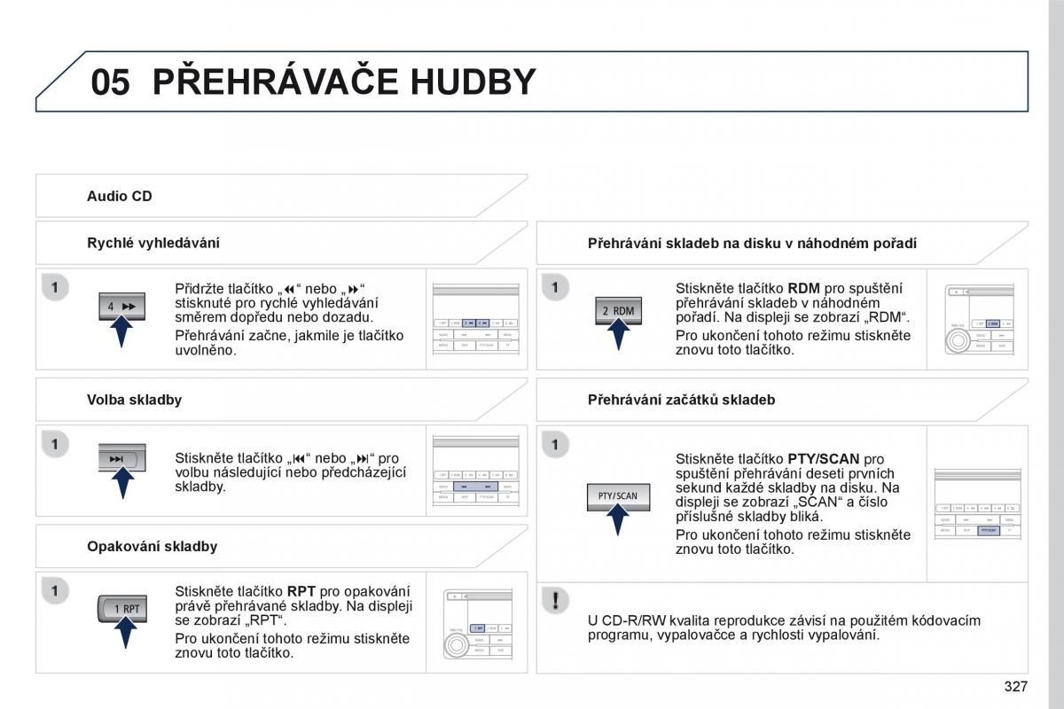 Peugeot 4008 navod k obsludze / page 329