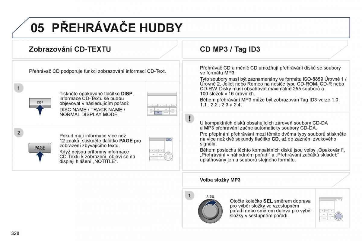 Peugeot 4008 navod k obsludze / page 330