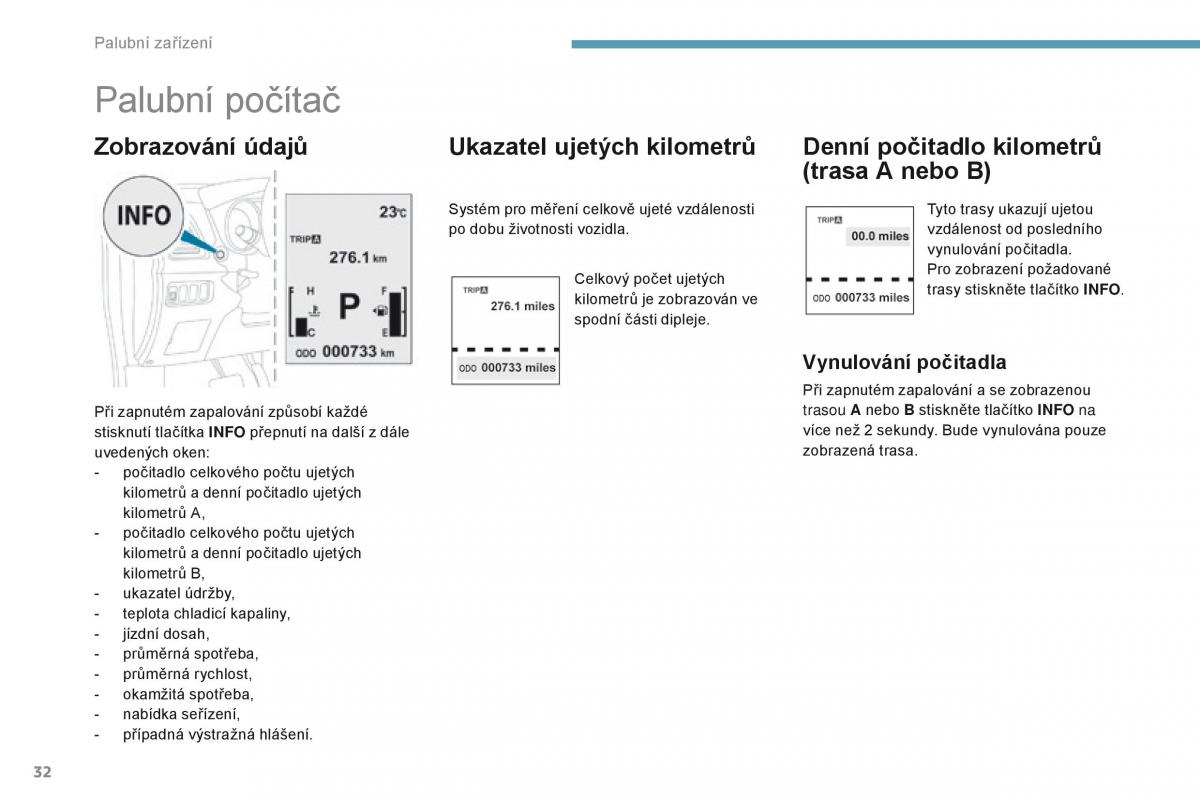 Peugeot 4008 navod k obsludze / page 34