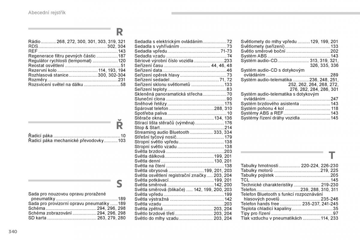 Peugeot 4008 navod k obsludze / page 342