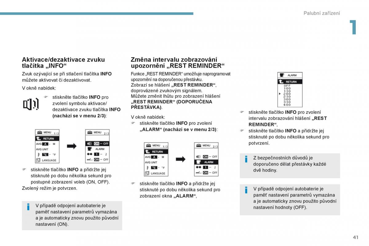 Peugeot 4008 navod k obsludze / page 43