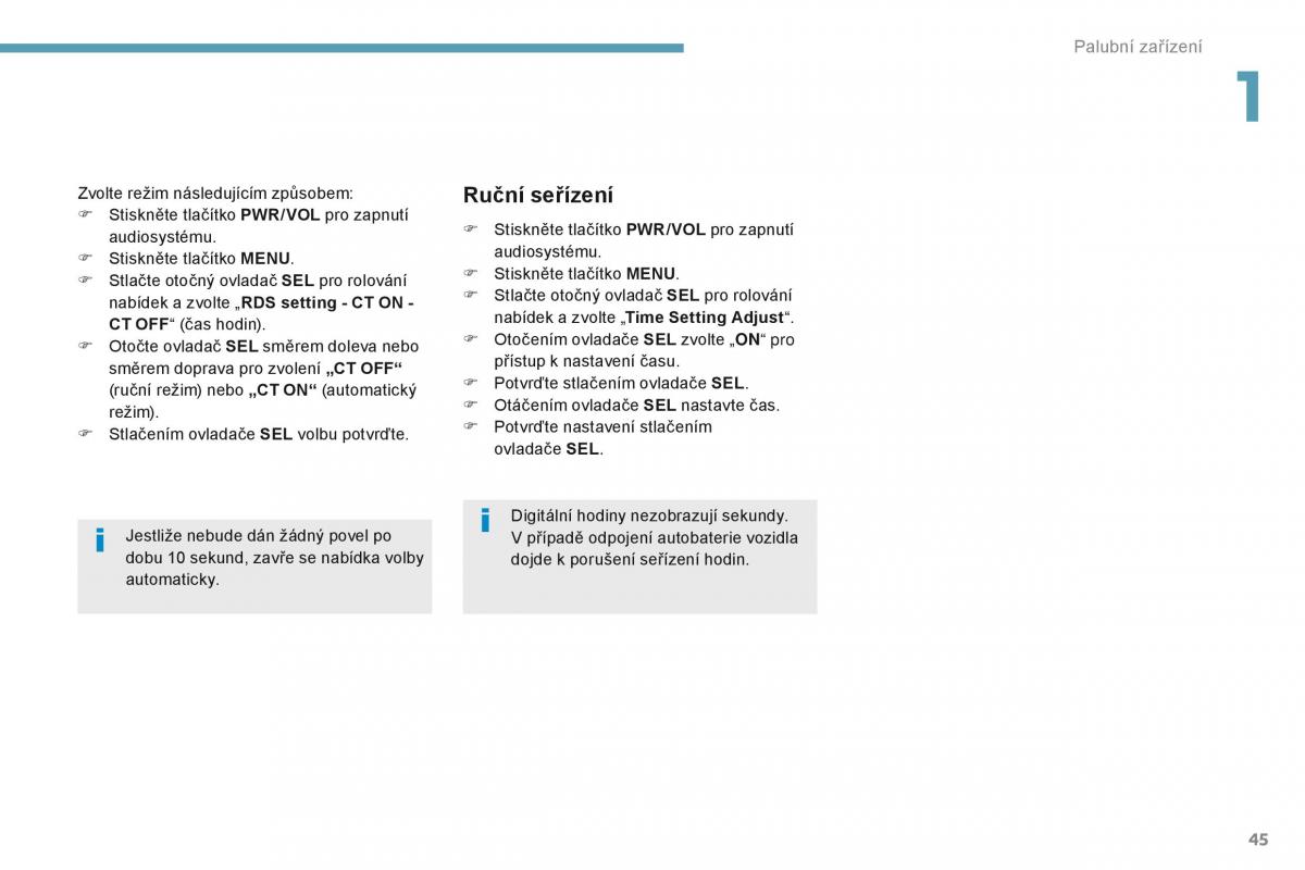 Peugeot 4008 navod k obsludze / page 47