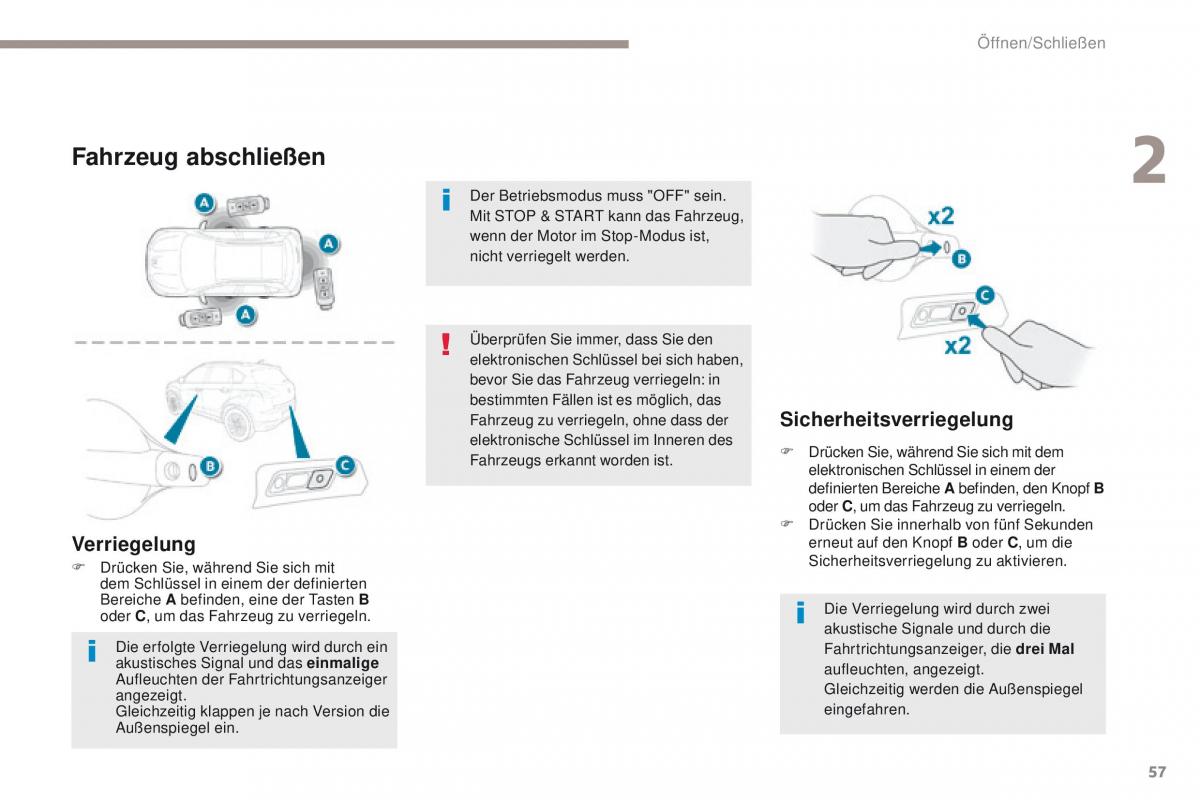 Peugeot 4008 Handbuch / page 59